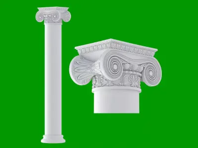 Greek Erechtheum 3D model