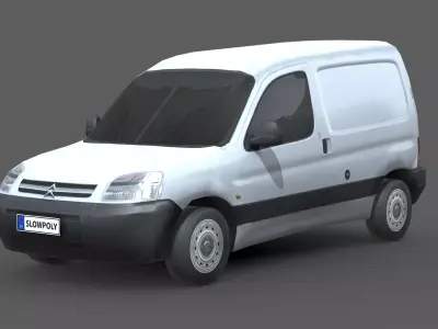 Citroen Berlingo Van 2013 Low-poly 3D model
