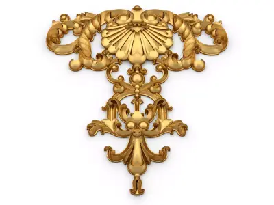 carved classic decorative ornament cnc 3d printing stl 16 3D print model