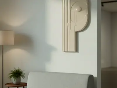 Luxury MDF Wall Relief Panel Modern 3D print model