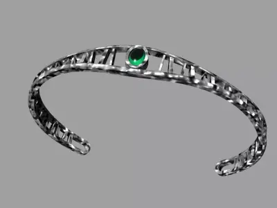 Wirecuff Bangle 3D model