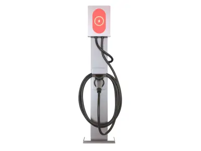 EV Charger 02 Low-poly 3D model