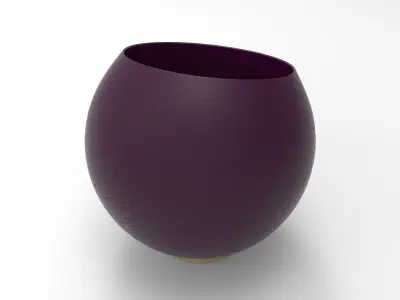 Sral Flower Pot Low-poly 3D model