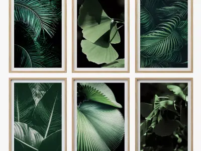 JUNIQE Tropical Set-03 3D model