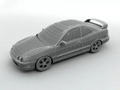  1998 Acura Integra R Coupe 3D model