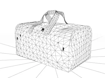 Sport Travel Duffel Bag 3D model