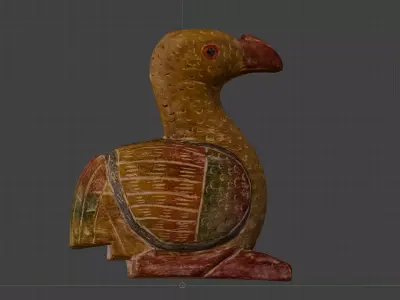 dodo wood  3D model
