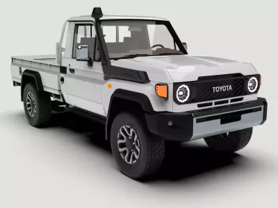 Toyota Land Cruiser J79 single cab 2024  3D model