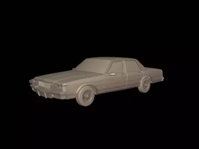 chevrolet caprice 1987   3D print model