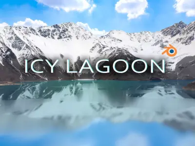 Icy Lagoon Free 3D model