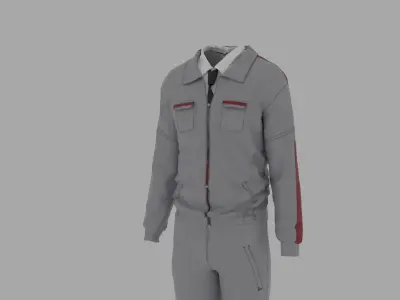 Engineer - Worker Uniform 3D model
