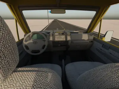 Toyota Land Cruiser Low-poly 3D model