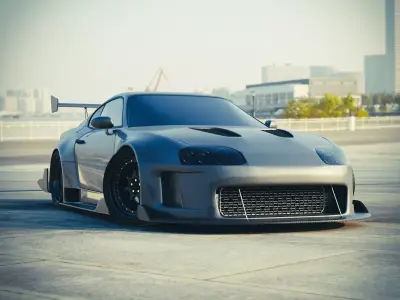 Toyota Supra MK4 Tuned 3D model