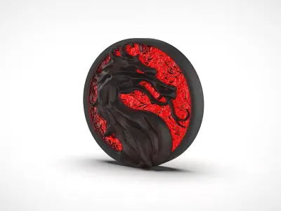 Mortal Kombat Wall Hanger  3D print model