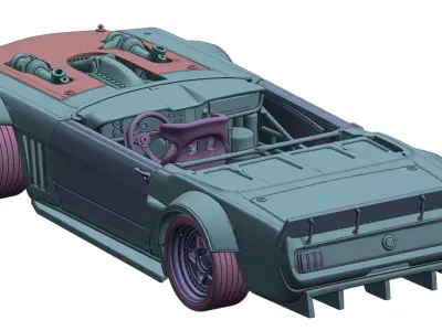 Hoonicorn V2 3d Print  3D print model