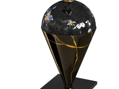 Serena Luxury Mosaic Magia Table Lamp 3D model