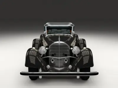 Mercedes 770K Staff Car 3D model