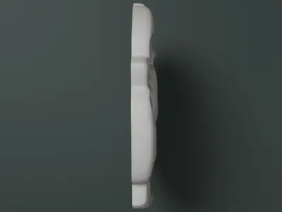 Small Rosette 002 - Tudor Rose 3D model