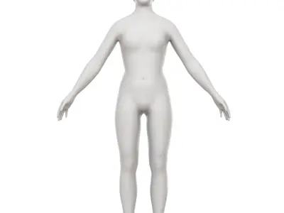 Statue of Aphrodite free pose 3D model