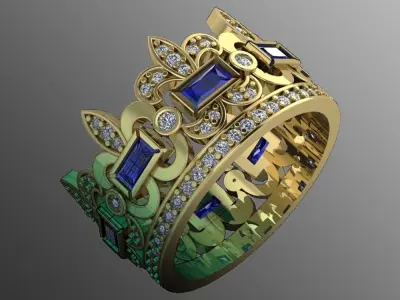 Ring rk 3 3D print model