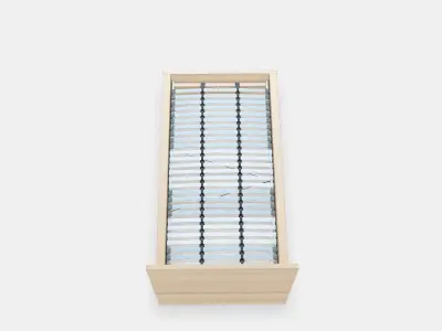 MALM Bed frame high 44 3D model