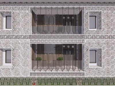 The Teatre Building Of Sambas Cultural Centre 3D model