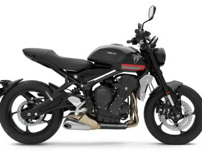 Trident 3D Model High-Quality Motorcycle Render Low-poly 3D model