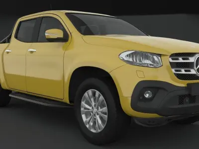 Mercedes Benz X Class Progressive 2018 3D model