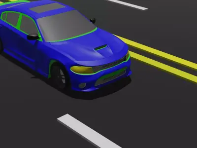 Dodge charger 3D model purchase