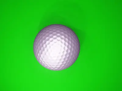 Golf Sports Ball 3D model