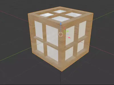 BOX MODEL CONATINING TEXTURES Free 3D model