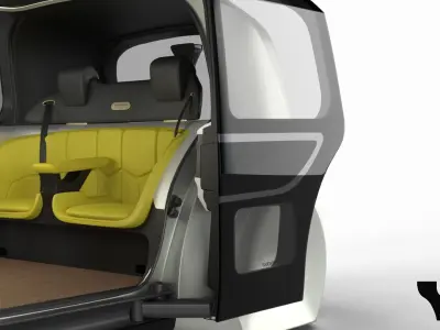 Volkswagen Sedric HQ interior 3D model