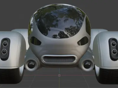 Amphibious Car 3D model