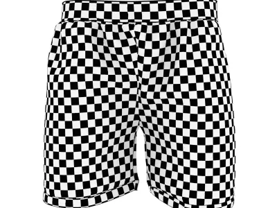 Soccer Jersey Shorts 3D model