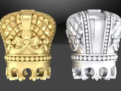 Stick Cap Queen 3D print model