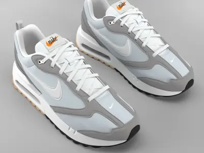 Air Max Dawn Grey Fog PBR Low-poly 3D model