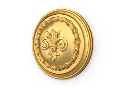 Classic carved decor ornament 513 3D print model