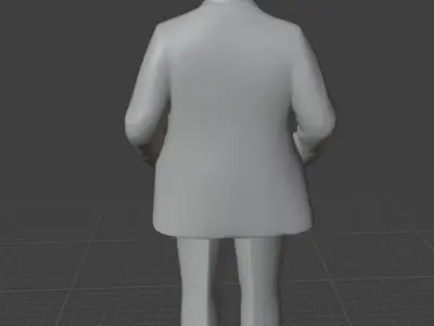 Alfred Nobel  3D print model