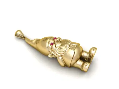 DWARF PENDANT 3ED PRINTABLE MODEL  3D print model