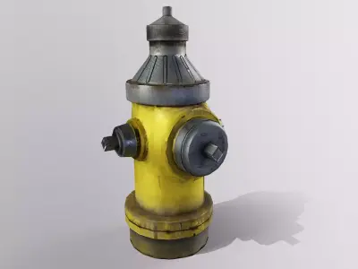 Fire Hydrant Free low-poly 3D model