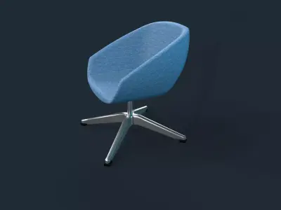 chair  Low-poly 3D model