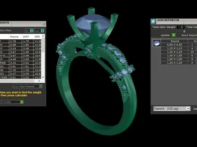 ring code 153 3D print model