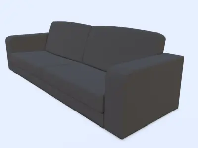 Sofa - Couch Low-poly 3D model