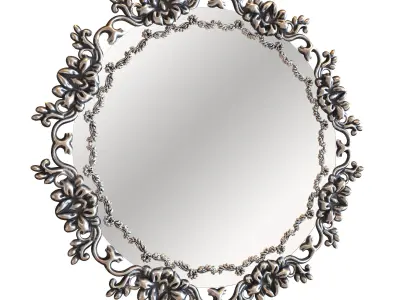 Ornamental Mirror 03 3D model