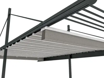 Motorized Pergola 1a 3D model
