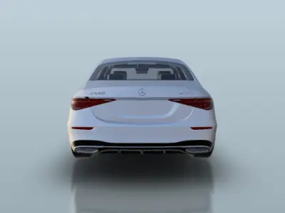 Mercedes Benz S500 2021 3D print model