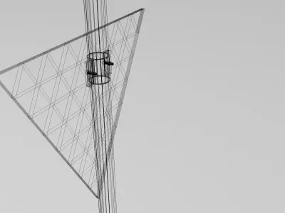 Give way sign 3D model