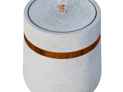 M-Series Parabola Fountain 3D model