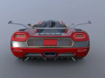 Koenigsegg One 3D model