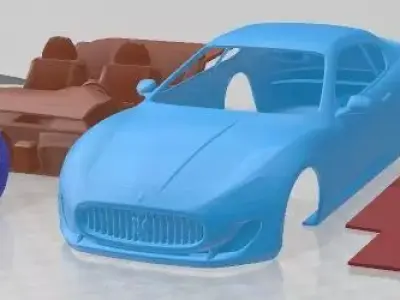 Maserati Gran Turismo MC Stradale 2012 Printable Car  3D print model